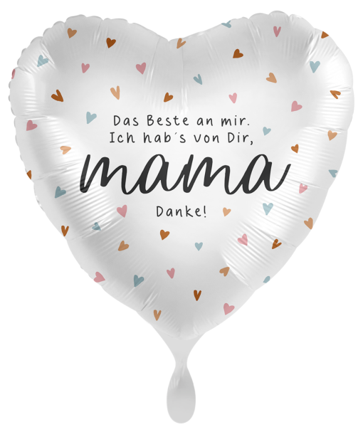 Folienballon - Das Beste an mir, ich hab's von dir - ø 43cm